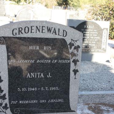 GROENEWALD Anita J. 1948-1965