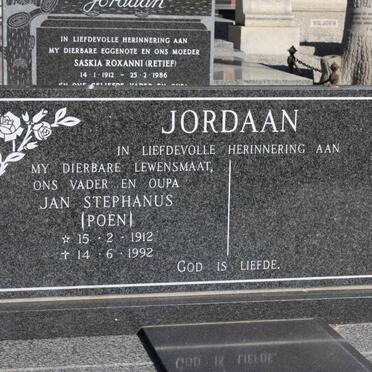 JORDAAN Jan Stephanus 1912-1992