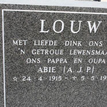 LOUW  A.J.P. 1915-1990