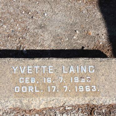LAING Yvette 1963-1963