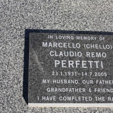PERFETTI Claudio Remo 1931-2005