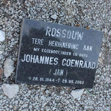 ROSSOUW Johannes Coenraad 1944-2003