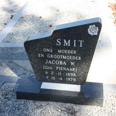 SMIT Jacoba W. nee PIENAAR 1898-1979