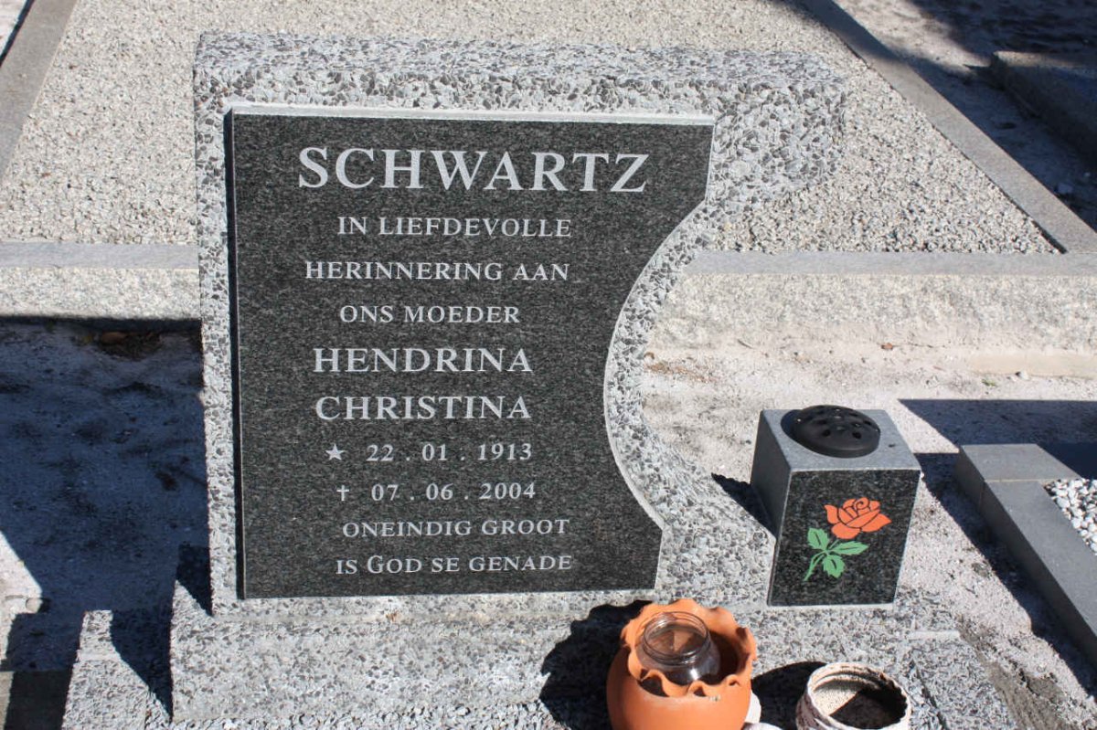 SCHWARTZ Hendrina Christina 1913-2004