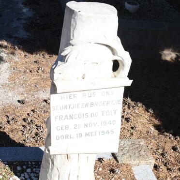 TOIT Francois, du 1940-1945