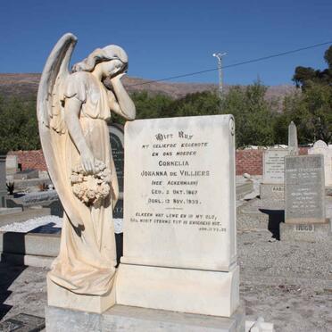 VILLIERS Cornelia Johanna, de nee ACKERMAN 1867-1935