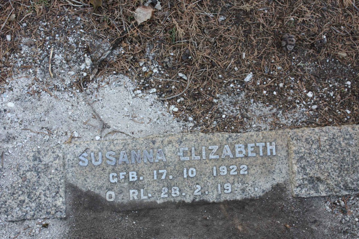 ? Susanna Elizabeth 1922-19??