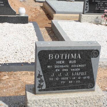 BOTHMA J.J.J. 1905-1970
