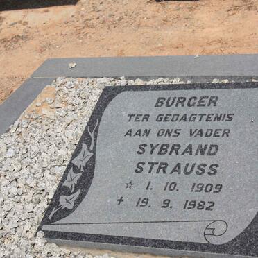 BURGER Sybrand Strauss 1909-1982
