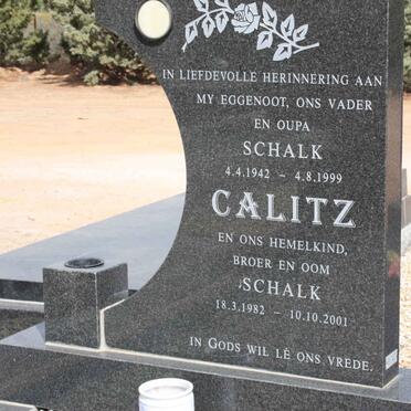 CALITZ Schalk 1942-1999  :: CALITZ Schalk 1982-2001