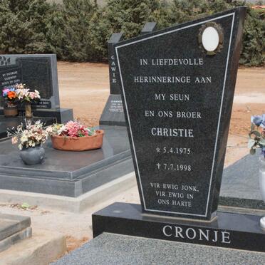 CRONJE Christie 1975-1998