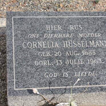 HüSSELMANN Cornelia 1885-1963