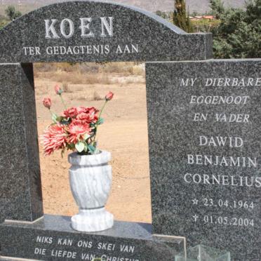 KOEN Dawid Benjamin Cornelius 1964-2004
