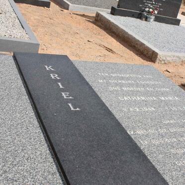 KRIEL Catharina Maria 1944-2000 