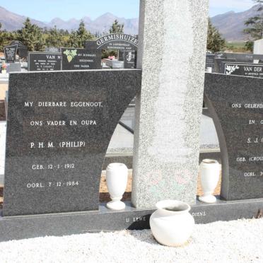 LANGENHOVEN P.H.M. 1912-1984 &amp; S.J. CROUS 1917-1992 