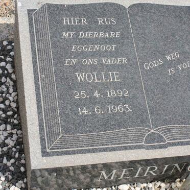 MEIRING Wollie 1892-1963