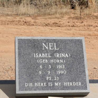 NEL Isabel nee HORN 1913-1990