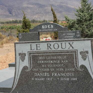 ROUX Daniel Francois, le 1922-1999