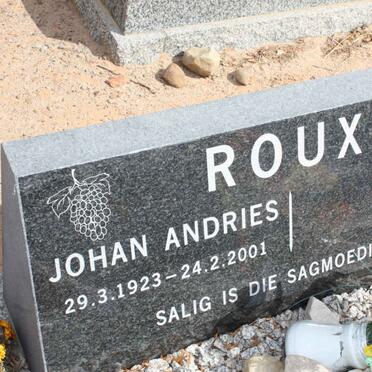 ROUX Johan Andries 1923-2001