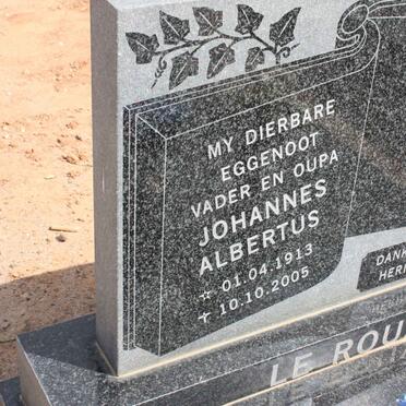 ROUX Johannes Albertus, le 1913-2005