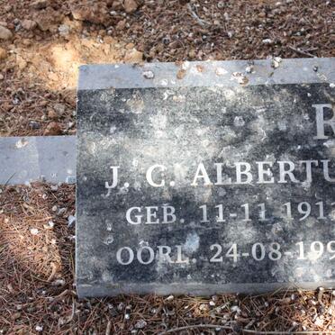 RABIE J.C. Albertus 1911-1993 &amp; Esther 1917-1995