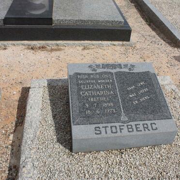 STOFBERG Elizabeth Catharina 1898-1973