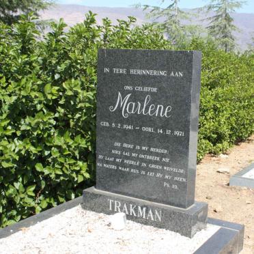 TRAKMAN Marlene 1941-1971