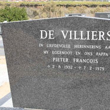 VILLIERS Pieter Francois, de 1932-1979