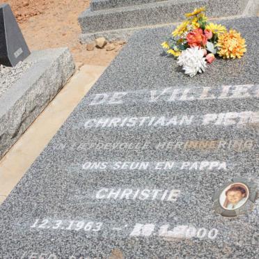 VILLIERS Christiaan Pieter, de 1963-2000