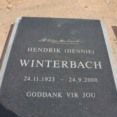 WINTERBACH Hendrik 1923-2000