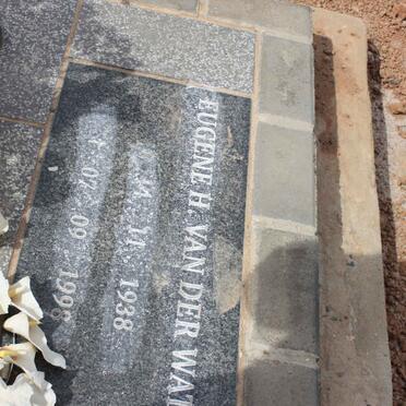 WATT Eugene H, van der 1938-1998