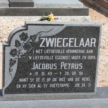 ZWIEGELAAR Jacobus Petrus 1949-1998