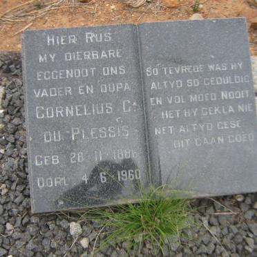 PLESSIS Cornelius G., du 1886-1960