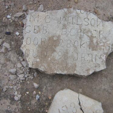 WILSON M. C. nee BEKKER -1938