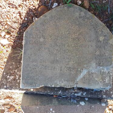 WYK Bernardus Johannes, van 1855-1917