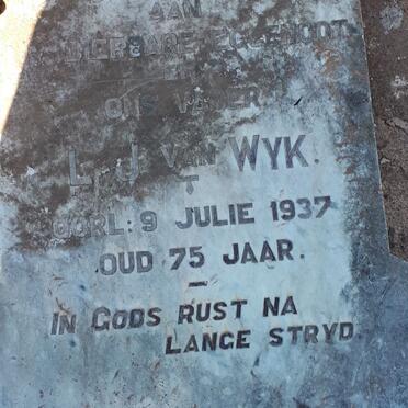 WYK L.J., van -1937
