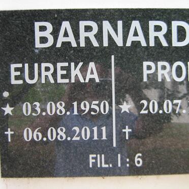 BARNARD Prop 1944- &amp; Eureka 1950-2011