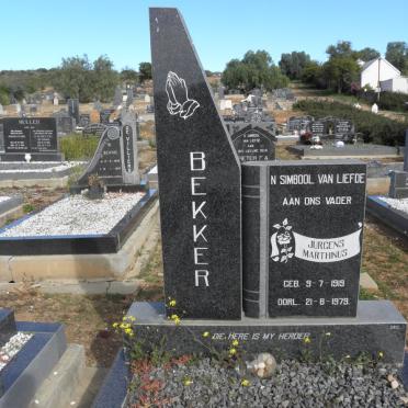BEKKER Jurgens Marthinus 1919-1979