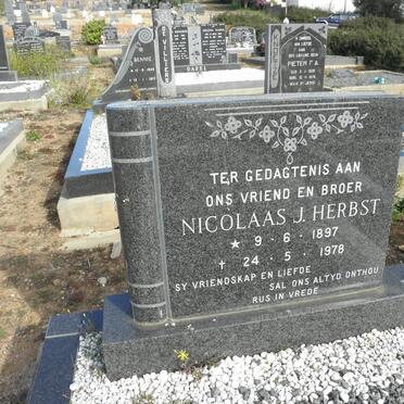 HERBST Nicolaas J. 1897-1978