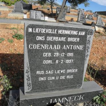 JAMNECK Coenraad Antonie 1915-1997