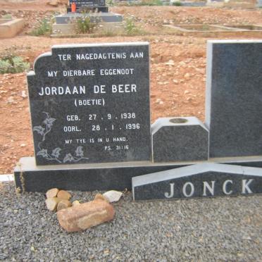 JONCK Jordaan De Beer 1938-1996
