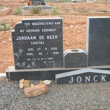 JONCK Jordaan De Beer 1938-1996