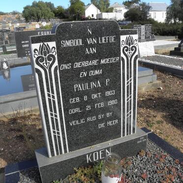 KOEN Paulina P. 1903-1980