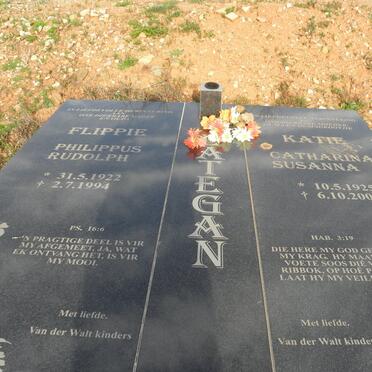 LATEGAN Philippus Rudolph 1922-1994 &amp; Catharina Susanna 1925-2003