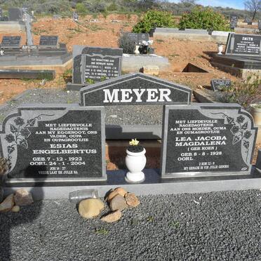 MEYER Esias Engelbertus 1922-2004 &amp; Lea Jacoba Magdalena KOEN 1928-