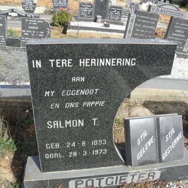 POTGIETER Salmon T. 1893-1973