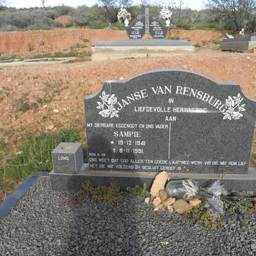 RENSBURG Sampie, Janse van 1941-1991