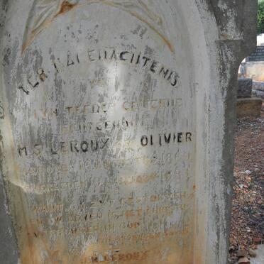 ROUX M.S., le nee OLIVIER 1869-1893