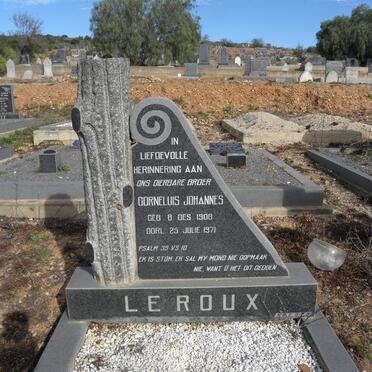 ROUX Cornelius Johannes, le 1908-1971