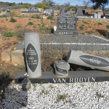 ROOYEN Boet, van 1911-1986 &amp; Ella NIEHAUS 1921-